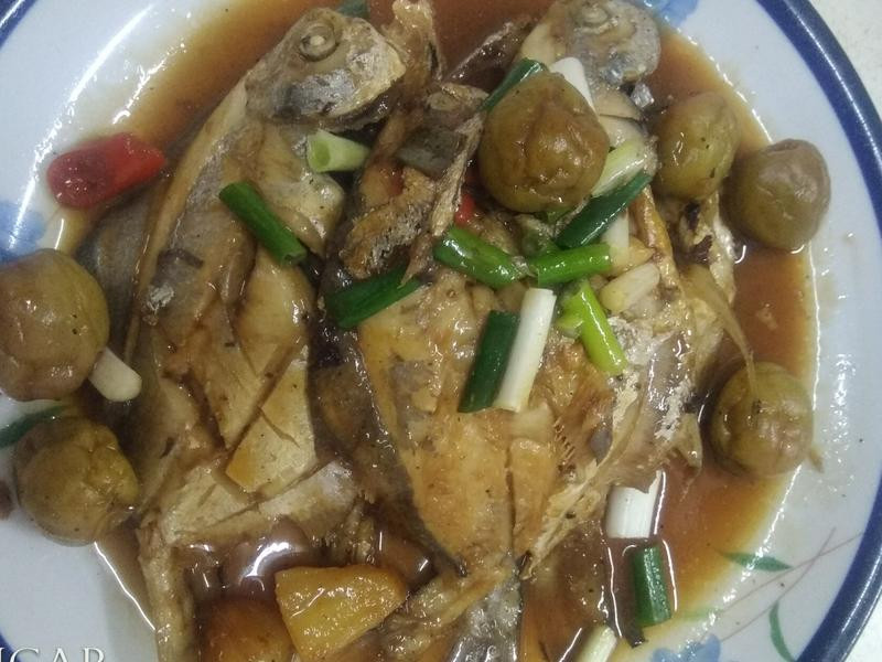 梅汁佃煮白鯧魚(yú)