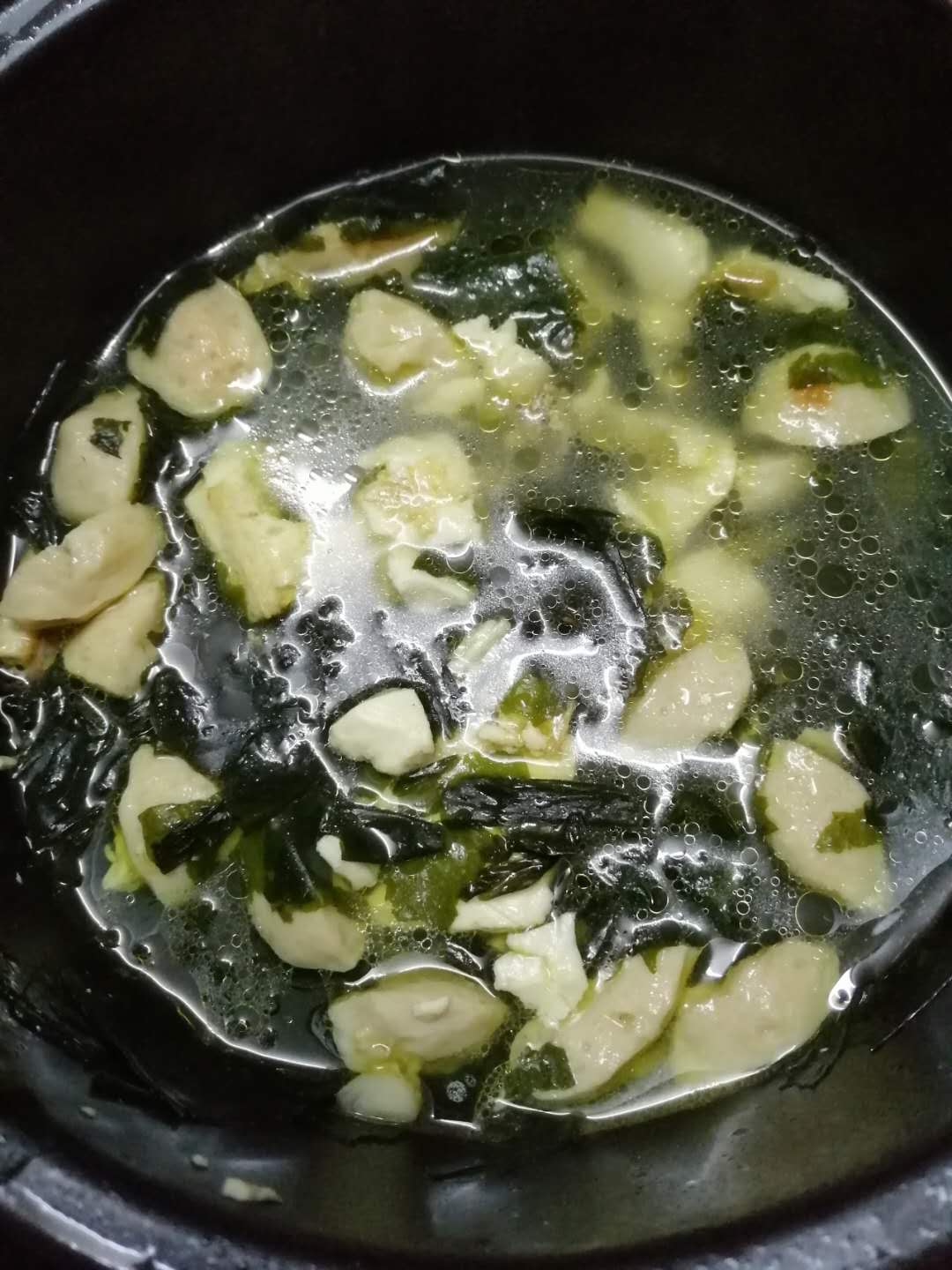 裙帶菜豆腐湯