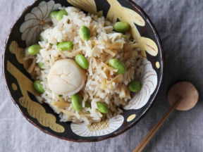 干貝毛豆炊飯