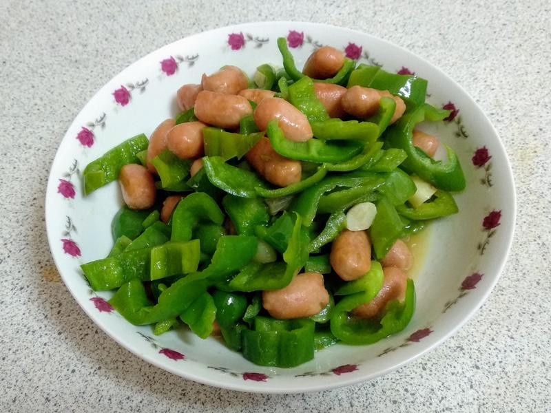 小肉豆炒青椒