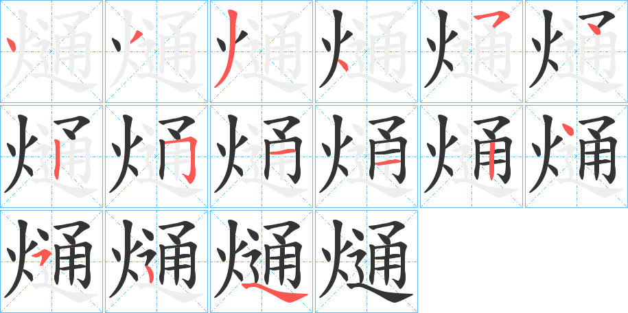 熥字的筆順?lè)植窖菔?></p>
<h2>熥的釋義：</h2>
熥<br />tēng<br />把熟的食物蒸熱：把饅頭熥熥再吃。<br />筆畫(huà)數(shù)：14；<br />部首：火；<br />筆順編號(hào)：43345425112454<br />
<p>上一個(gè)：<a href='bs11235.html'>熄的筆順</a></p>
<p>下一個(gè)：<a href='bs11233.html'>煽的筆順</a></p>
<h3>相關(guān)筆畫(huà)筆順</h3>
<p class=